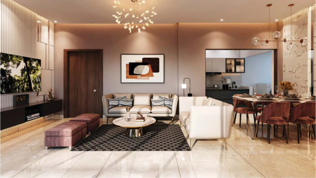 Shaligram Sky Kiwale Living Area Image